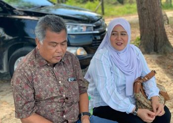 AHMAD Said dan Norliza Mahmud yang disahkan positif Covid-19 kini dirawat di Hospital Sultanah Nur Zahirah (HSNZ), Kuala Terengganu hari ini.