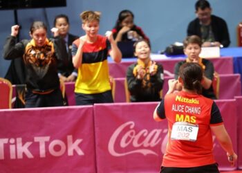 MALAYSIA menutup saingan ping pong berpasukan wanita dengan pingat perak selepas kalah 0-3 kepada Thailand dalam perlawanan akhir di Phnom Penh hari ini. - IHSAN MSN