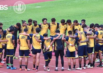 PASUKAN Negeri Sembilan terpaksa menarik diri daripada kempen Piala Malaysia selepas lebih separuh pemain dijangkiti Covid-19. - IHSAN NEGERI SEMBILAN FC