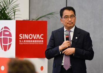 PENGERUSI Sinovac Biotech Ltd, Yin Weidong - AFP