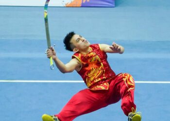 Wushu antara acara sukan yang mampu menyumbang pingat emas buat Malaysia. - UTUSAN/AMIR KHALID