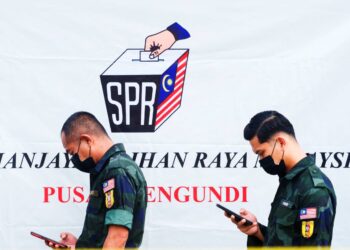 SERAMAI 319 anggota polis mengundi awal pada Pilihan Raya Padang Serai dan DUN Tioman, esok. - GAMBAR HIASAN