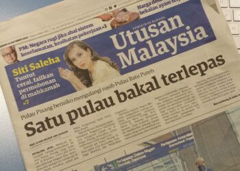 LAPORAN Utusan Malaysia  semalam berhubung isu Pusau Pisang.