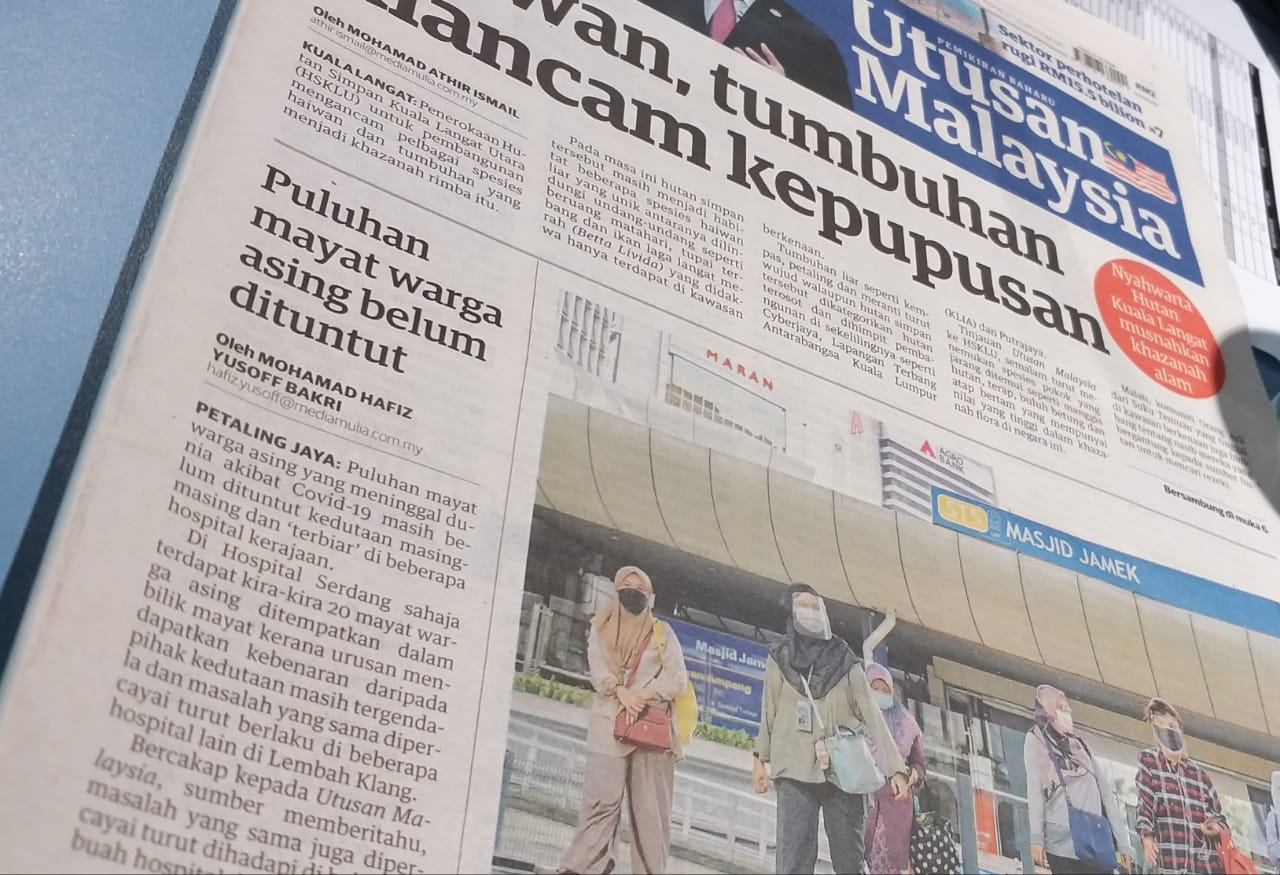 Hantar pulang atau kebumi mayat di sini - KJ - Utusan Digital