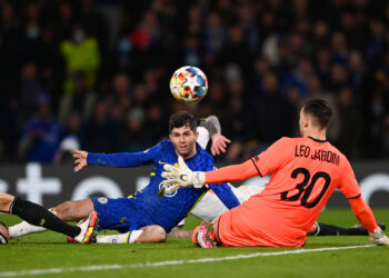 CHRISTIAN Pulisic meledak gol kedua Chelsea ketika menumpaskan Lille dalam saingan Liga Juara-Juara di Stamford Bridge, London awal pagi tadi.  - Foto UEFA