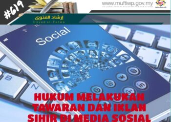 TANGKAP layar pencerahan hukum pengiklanan sihir melalui media sosial oleh Pejabat Mufti Wilayah Persekutuan.