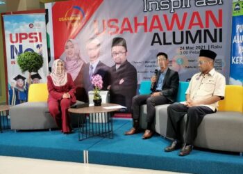 Forum Inspirasi Usahawan Alumni menjadikan universiti sebagai platform terhadap membentuk dan membina graduan berketrampilan di UPSI, Tanjung Malim, Perak.