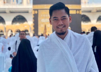 AHMAD Najhan Hassim bersyukur kerana dapat menunaikan umrah pada waktu peningkatan Covid-19.