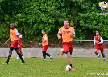 UITM FC antara pasukan terawal menjalani latihan selepas mendapat kebenaran. - Gambar Facebook UITM FC