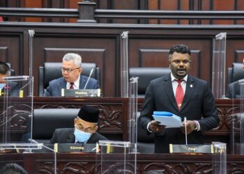 J. ARUL Kumar ketika menjawab sesi pertanyaan lisan pada sidang Dewan Undangan Negeri (DUN) Negeri Sembilan di Seremban.