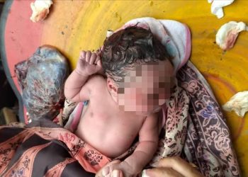 BAYI perempuan yang baharu dilahirkan ditemukan di belakang sebuah rumah di Kampung Delek Kanan, Sungai Udang di sini semalam.