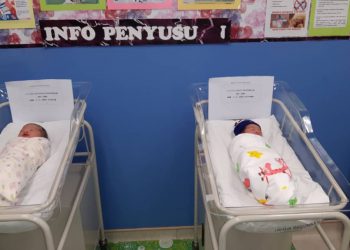 ANTARA bayi tahun baharu 2021 yang dilahirkan di Hospital Sultanah Nur Zahirah (HSNZ) di Kuala Terengganu hari ini.