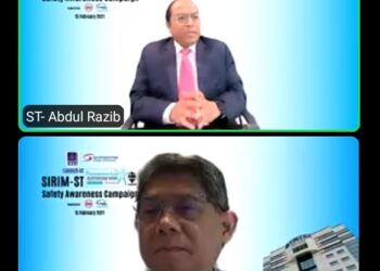 ABDUL RAZIB (atas) dan Dr. Ahmad Fadzil ketika melancarkan kempen tersebut di aplikasi Zoom, hari ini.-UTUSAN/MOHAMAD NAUFAL MOHAMAD IDRIS