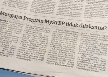 KERATAN akhbar Utusan Malaysia semalam.