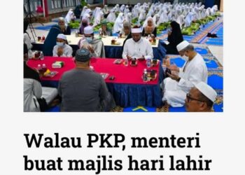 TANGKAP layar laporan portal berita berhubung perlanggaran SOP Annuar Musa.