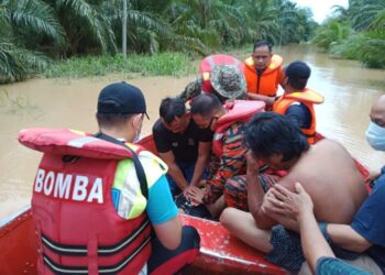 MANGSA lemas di Kampung Mantao, Beaufort, Sabah ditemukan oleh pasukan bomba.