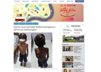 LAPORAN kes dera dua beradik yang dilaporkan akhbar ini semalam selepas ibu mangsa mendapat semula anak-anaknya dari pengasuh di Skudai, Johor.