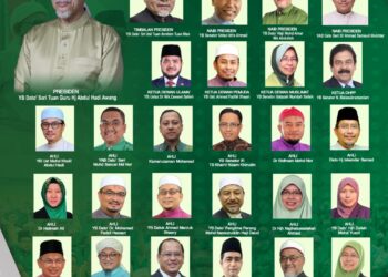 BARISAN kepemimpinan baharu Pas sesi 2021-2023