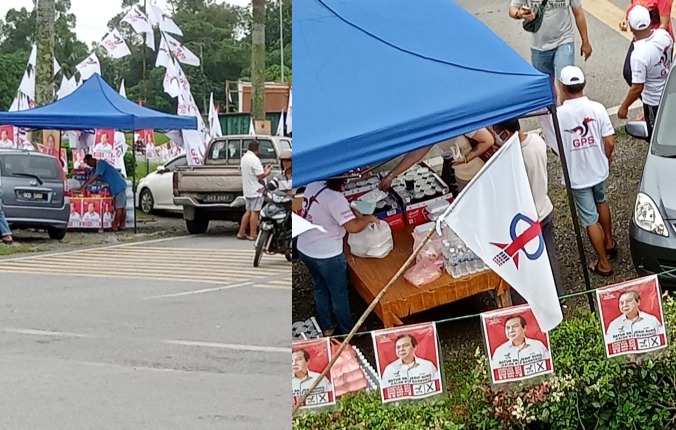 Calon GPS didakwa letak 'pondok panas' semasa hari mengundi 