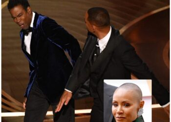 WILL SMITH menampar muka Chris Rock di atas pentas Oscars kali ke-94 di Dolby Theatre, Hollywood.-AFP