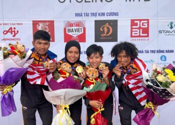 Pingat emas ke-20 negara berjaya dijelmakan skuad berbasikal bukit negara selepas melakar kejutan dalam acara rentas desa Olimpik campuran.