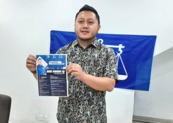 MOHD. Ridhwan Mohd. Ali membawa harapan besar Barisan Nasional untuk memastikan kemenangan di kerusi Parlimen Hang Tuah Jaya. - UTUSAN/AMRAN MULUP