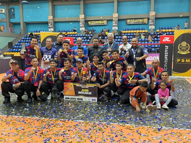 Johor Juara Kejohanan Sepak Takraw Piala Emas Khir Johari