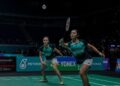 GO Pei Kee-Teoh Mei Xing menewaskan pasangan India, Tanisha Crasto-Ashwini Ponnappa 13-21, 24-22, 21-18 pada aksi pusingan kedua Indonesia Masters 2025 di Istora Senayan, Jakarta, hari ini.