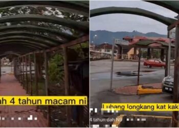 SEBUAH video dari pengguna TikTok yang memaparkan keadaan sebuah laluan pejalan kaki di Bahau yang mengalami kerosakan di bahagian bumbung dan didakwa sudah berlarutan sejak empat tahun lalu tanpa dibaiki pihak berwajib.