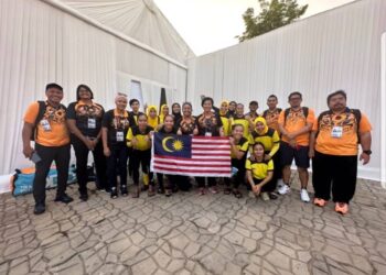 Skuad hoki dalam dewan wanita negara mara ke perlawanan akhir Sukan SEA Kemboja 2023. (Foto: Majlis Olimpik Malaysia)