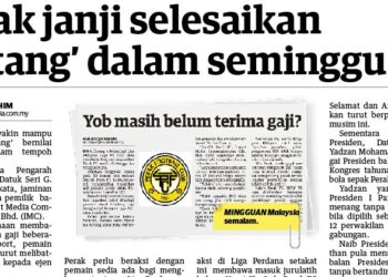 KERATAN akhbar Utusan Malaysia hari ini.