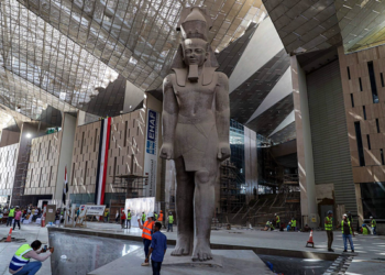 MUZIUM Grand Egyptian di Giza, Mesir - AFP