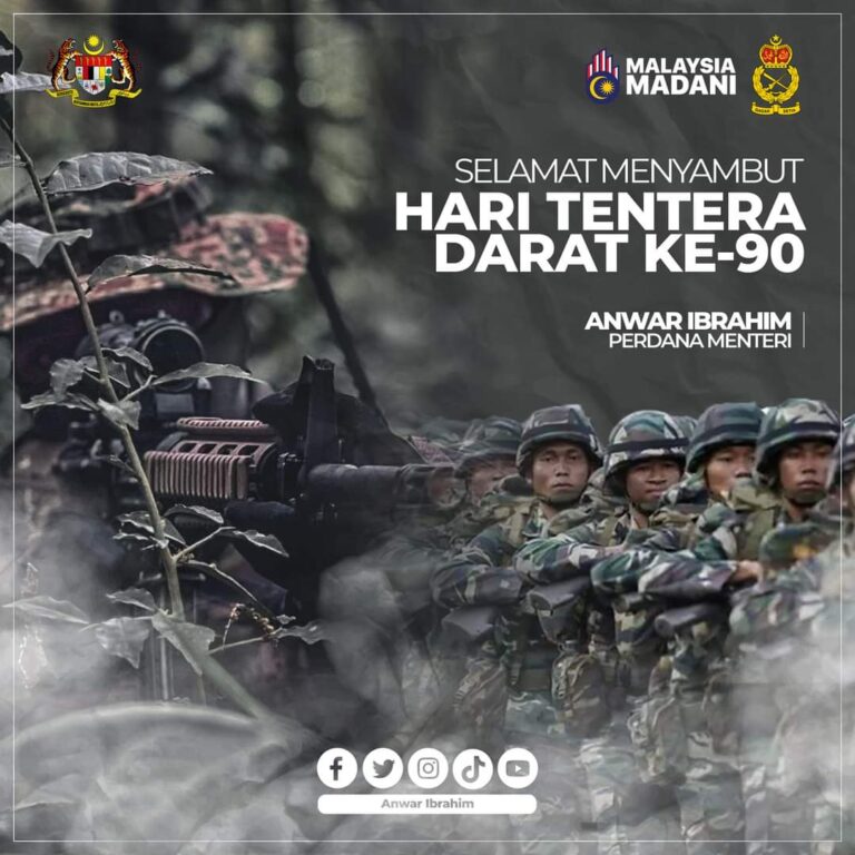 Pm Ucap Selamat Hari Tentera Darat Ke 90