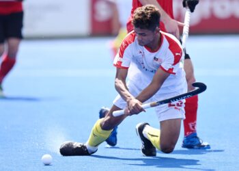 Azrai Abu Kamal meledak dua gol ketika membantu Malaysia menang 3-2 ke atas Kanada di Piala Negara Negara. Foto: FIH/World Sports