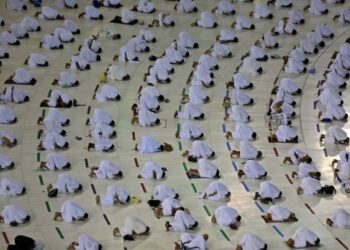 HANYA 60,000 jemaah dibenarkan tunai haji pada tahun ini. - AFP