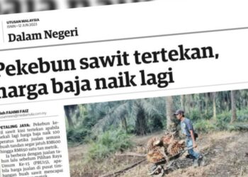 KERATAN akhbar Utusan Malaysia 12 Jun 2023.