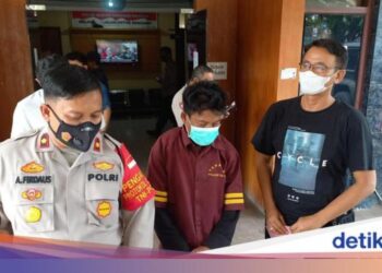 APRIANSYAH berjaya diberkas oleh pihak polis di Palembang.-DETIK.COM.