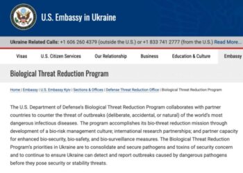 KETERANGAN mengenai Biolabs oleh Kedutaan AS di Ukraine.-AGENSI