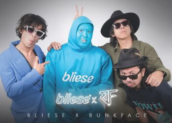 ANGGOTA Kumpulan Bunkface pada majlis pelancaran lagu berjudul Sentiasa Bersamamu dan penyegar
udara Bliesematic edisi terhad, Sweet Mariposa, baru-baru ini.