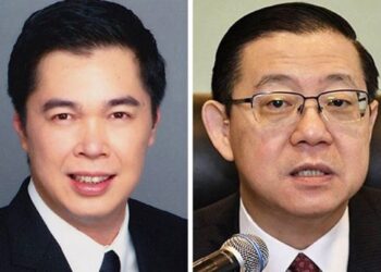 EWE SWEE KHENG (kiri) dan LIM GUAN ENG