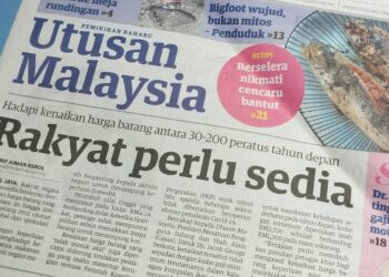 KERATAN akhbar 27 November.