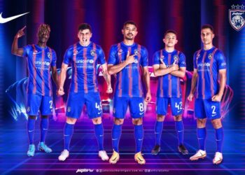 JERSI 'home' pasukan JDT bagi musim 2022.-IHSAN JOHOR Southern Tigers