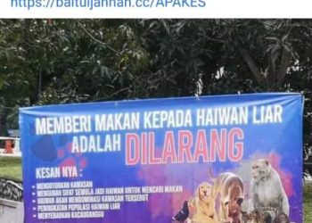 STATUS dimuat naik di laman sosial Facebook yang menimbulkan rasa tidak puas hati orang ramai berhubung pemasangan kain rentang di beberapa lokasi di Shah Alam, Selangor.