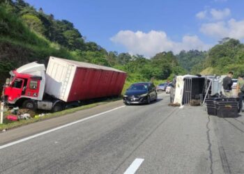 Lebuhraya Kuala Lumpur-Karak saksikan sembilan buah kenderaan berlanggar dalam kemalangan jalan raya di KM 40 berdekatan Bentong hari ini.