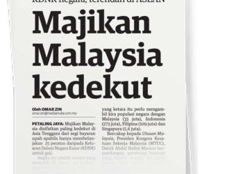 Muka depan Utusan Malaysia, Jumaat lalu.