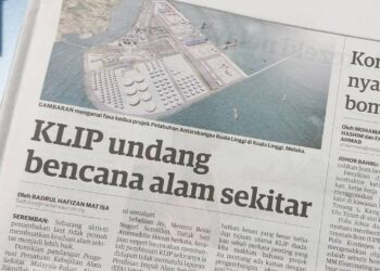 KERATAN akhbar Mingguan Malaysia.