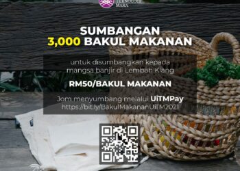 UiTM melancarkan Kempen Sumbangan 3,000 Bakul Makanan untuk disumbangkan kepada mangsa-mangsa banjir di negara ini.