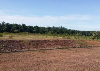 TAPAK pembinaan litar lumba yang terbengkalai di Ambangan Heights, Bandar Aman Jaya, Sungai Petani. - UTUSAN/OTHMAN YAHAYA