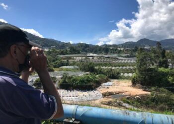 SEBAHAGIAN kawasan pertanian yang diteroka di kawasan Tanah Tinggi Lojing, Gua Musang, Kelantan-UTUSAN/IHSAN PENDUDUK