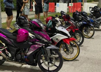 ANTARA motosikal yang disita polis kerana pelbagai kesalahan dalam Op Khas IPD Iskandar Puteri, Johor.